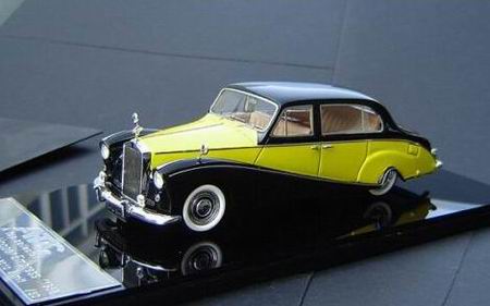Модель 1:43 Rolls-Royce Silver Cloud Hooper Empress - yellow black