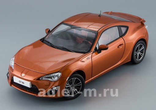 toyota gt86 (orange metallic) 2012 (Металл) CDTO-1002C Модель 1:18