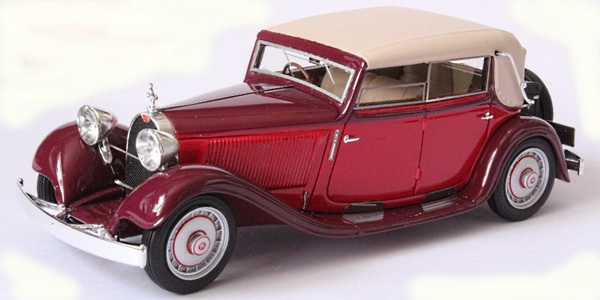 Bugatti T46S Reinboldt & Christie Cabrio Ch.№46525 - 2-tones red (L.E.170pcs) CHRO48 Модель 1 43