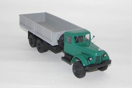 ЯАЗ-210 бортовой - зелёный/серый 5-1-1 Модель 1:43