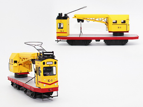 Модель 1:43 Трамвай-кран К-1 Путиловского завода (серия 50 экз. для Moscow Tram Collection)