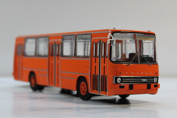 Модель 1:43 Ikarus 260 City Bus / Икарус 260 городской - оранжевый