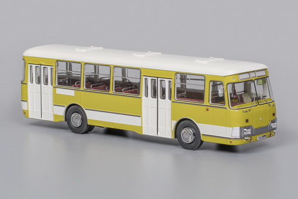 Модель 1:43 677М автобус Экспортный (1978) - оливковый/белый (L.E.70pcs)