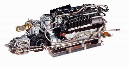 auto union typ c (the heart of a champion) engine M-034B Модель 1:18