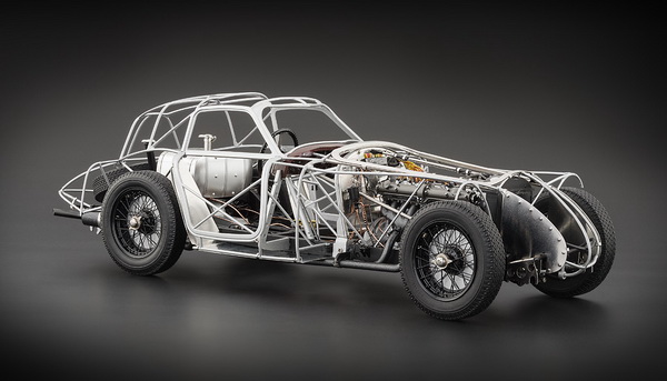alfa romeo 8c 2900b speciale touring coupe - rolling chassis M-130 Модель 1:18