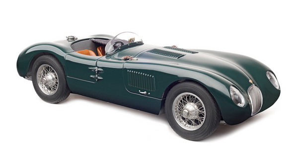 Jaguar C-type - british racing green