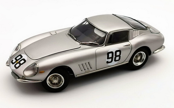Модель 1:18 Ferrari 275 GTB/C, 1966, Chassis 09051, Silver, #98