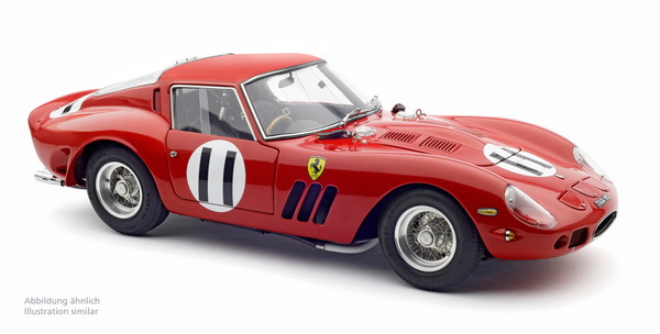 Модель 1:18 Ferrari 250 GTO, 1000km de Paris 1962 - J.Surtees/M.Parkes #11