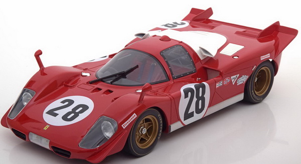 Модель 1:18 Ferrari 512 S №28 24h Daytona (Mario Andretti - Merzario - Ickx)