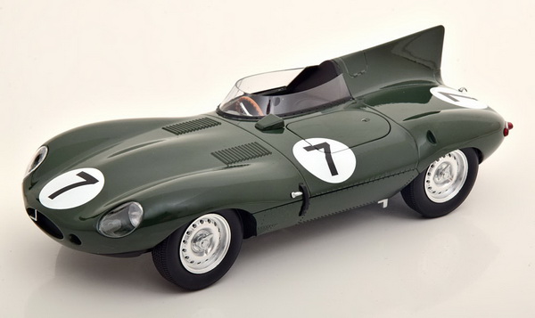 Модель 1:18 Jaguar D-Type Longnose №7 24h Le Mans (Tony Rolt - Duncan Hamilton) - british racing green