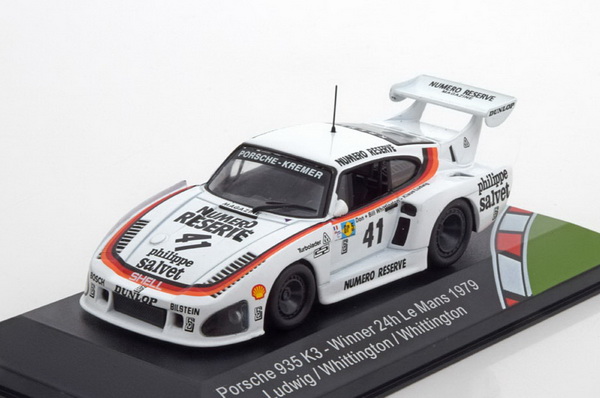 Модель 1:43 Porsche 935 K3 №41 Winner 24h Le Mans (Klaus Ludwig - Bill Whittington - Don Whittington)