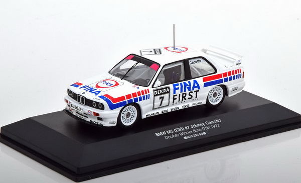Модель 1:43 BMW M3 (E30) №7 «FINA» Winner Brno DTM (Johnny Cecotto)