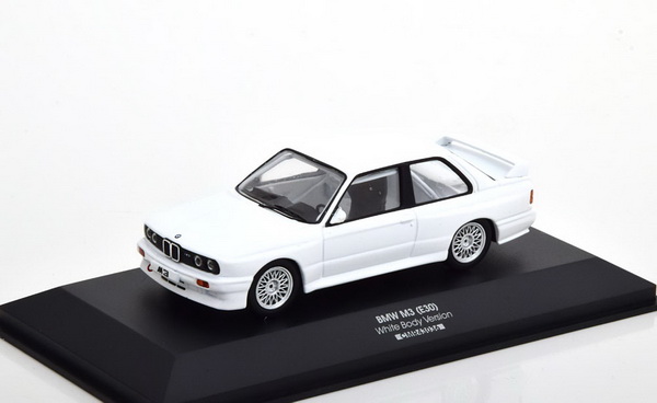 Модель 1:43 BMW M3 (E30) Evo Plain Body Version - white (IXO)