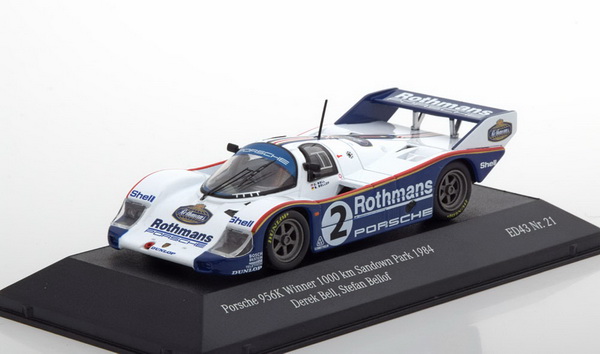 Porsche 956K №2 «Rothmans» Winner 1000km Sandown Park (Derek Bell - Stefan Bellof) SBC021 Модель 1 43