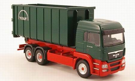man tgs lx 3-axle lorry with high trough 161288 Модель 1:50