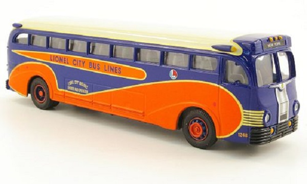 yellow coach 743, linel bus lines, blauyellow coach 743, linel bus lines, blau 171918 Модель 1:50