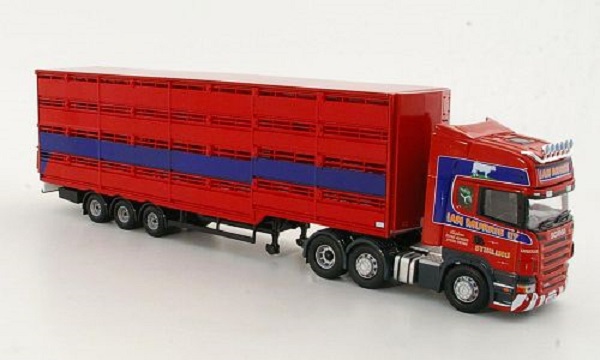 scania r, ian murrie haulage ltd, viehtransport-sz 173326 Модель 1:50