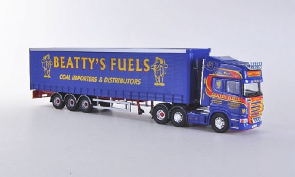 Модель 1:50 Scania R TL, Beatty's Fuels, Gardinenplanen-SZ