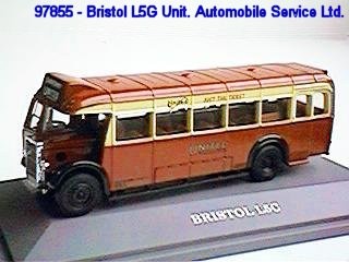 bristol l5g united automobile services ltd. 97855 Модель 1:76