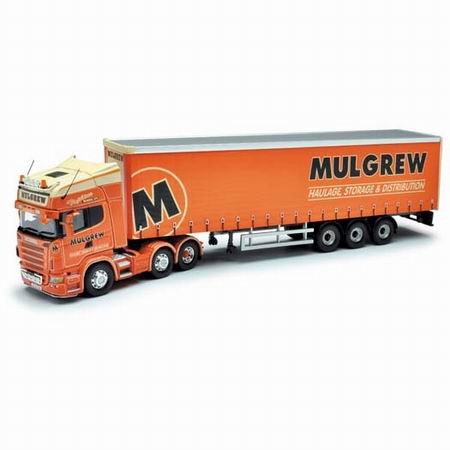 scania r curtainside - mulgrew haulage limited - dromore co. CC13740 Модель 1:50