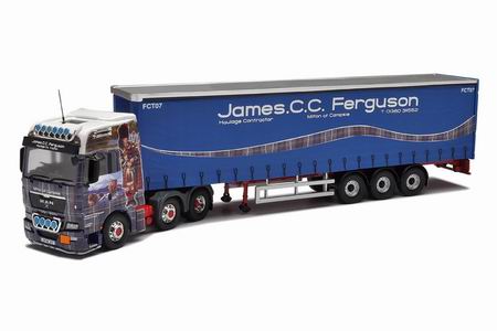 man tgx vinyl curtainside - james cc ferguson (haulage contractor) - milton of campsie, east dumbartonshire CC15204 Модель 1:50