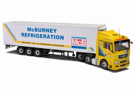 man tgx fridge trailer - mcburney transport - ballymena CC15205 Модель 1:50