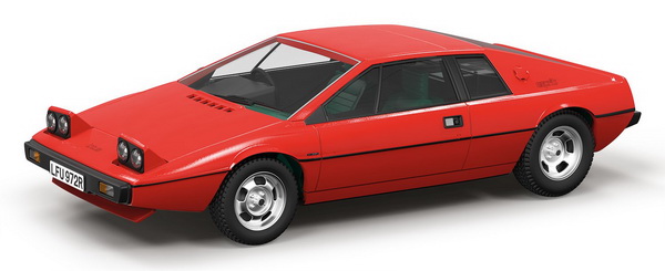 lotus esprit s1 chassis 0100g the first production esprit 1976 red CC57101 Модель 1:43
