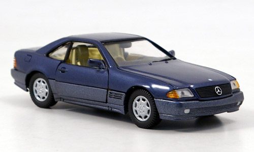 mercedes-benz 320 sl, coupe - blue 113560 Модель 1:43