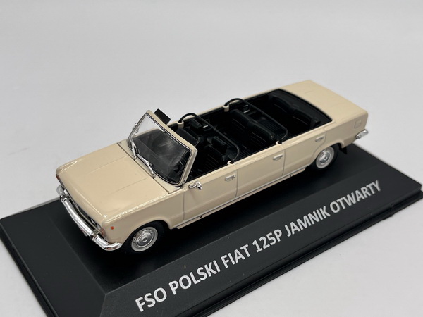 Модель 1:43 Polski FIAT 125P Jamnik Otwarty, Kultowe Legendy FSO 21 (без журнала)
