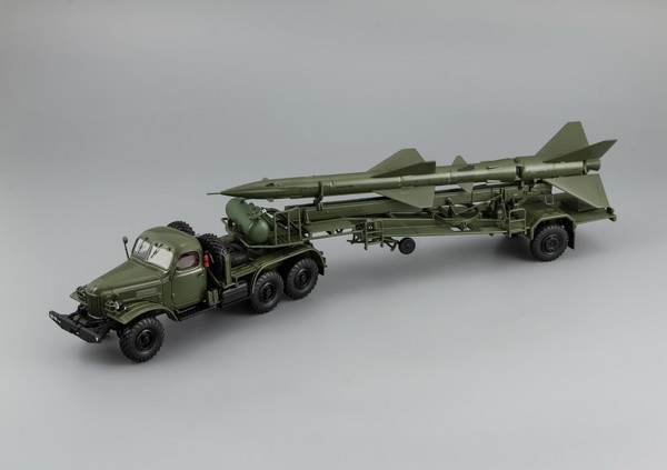 Модель 1:43 ЗиЛ-157КВ + ТЗМ-ПР11А (Ракета 20ДСУ)