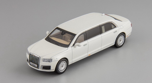 Модель 1:43 Aurus Senat Limousine - lustre white