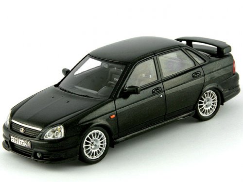 lada priora tms - black (специальная модель для scalecar.ru) SC001 Модель 1:43
