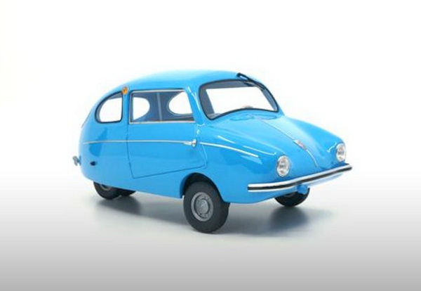 Модель 1:18 Fuldamobil S6 - blue