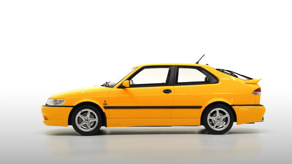 Saab 9-3 Viggen Coupe - monte-carlo yellow DNA000078 Модель 1:18