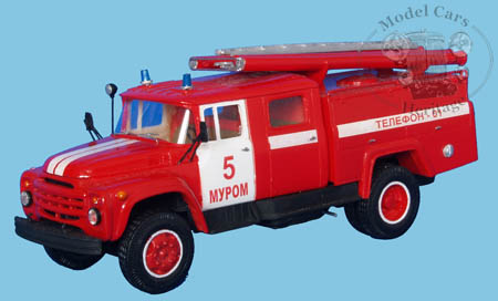 Модель 1:43 АЦ-30 (130)-63А АвтоЦистерна пожарная (шасси ЗиЛ-130)
