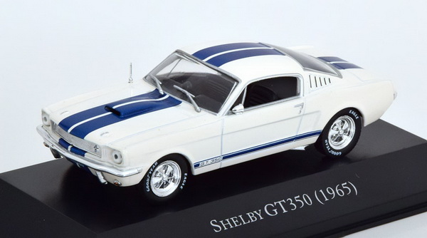 ford shelby mustang gt350 1965 - white/blue R66XX001CM Модель 1:43
