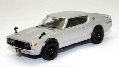 Модель 1:43 Nissan Skyline GT-R KPGC110 - silver