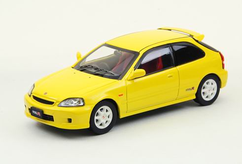 honda civic type-r (ek9) - yellow 44612 Модель 1:43