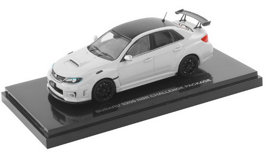 Модель 1:43 Subaru WRX STi S206 тюнинг NBR Challenge - white