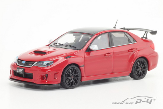 Модель 1:43 Subaru WRX STi S206 тюнинг NBR Challenge - red