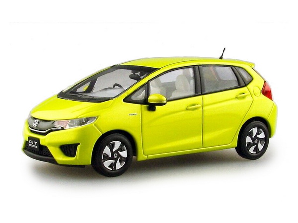 Модель 1:43 Honda Fit Hybrid - yellow