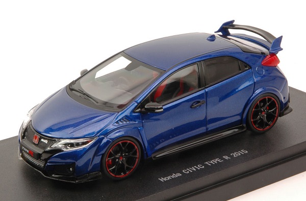 Модель 1:43 Honda Civic Type R 2015 (Brillant Sporty Blue Metallic)