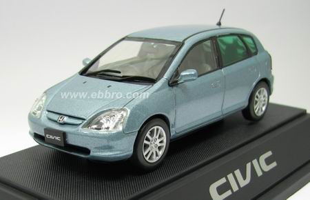 Модель 1:43 Honda Civic CX (LHD) (5-door) - blue