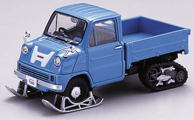 Модель 1:43 Honda T360 Truck Crawler - blue (полугусеничный)