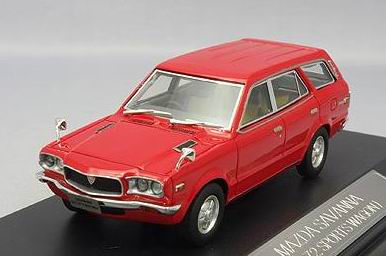 mazda savanna sports wagon gr - red HS034RE Модель 1:43