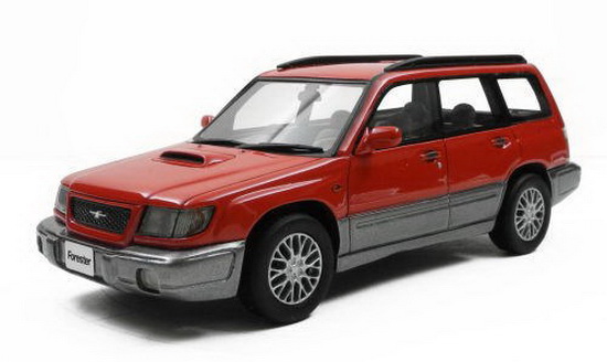 subaru forester t/tb 4wd - red HS072RE Модель 1:43