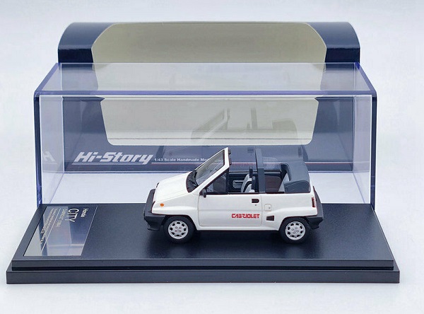 Honda City Cabrio - white HS286W Модель 1:43
