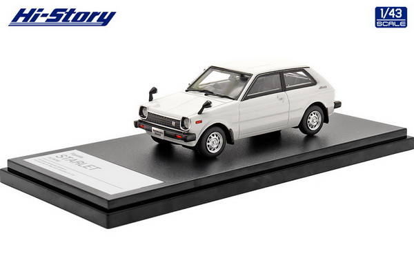 Toyota Starlet KP61 1978 (Early) -white HS387WH Модель 1:43