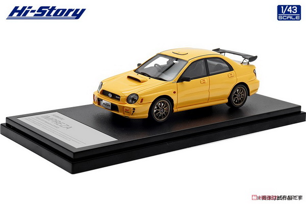Subaru Impreza S202 STi Version - 2002 - Astral Yellow HS402YE Модель 1 43