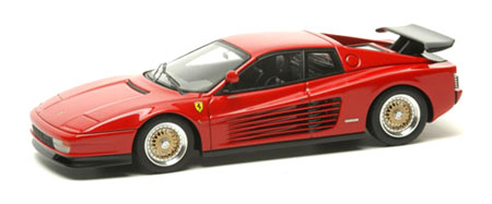 Модель 1:43 Ferrari Testarossa 1st ver. modification with wing, engine, BBS wheel Red